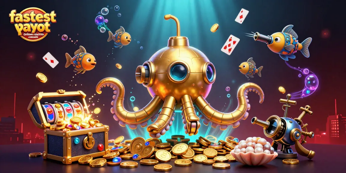 Experience the thrill at the fastest payout online casino Canada with exciting underwater scenes.